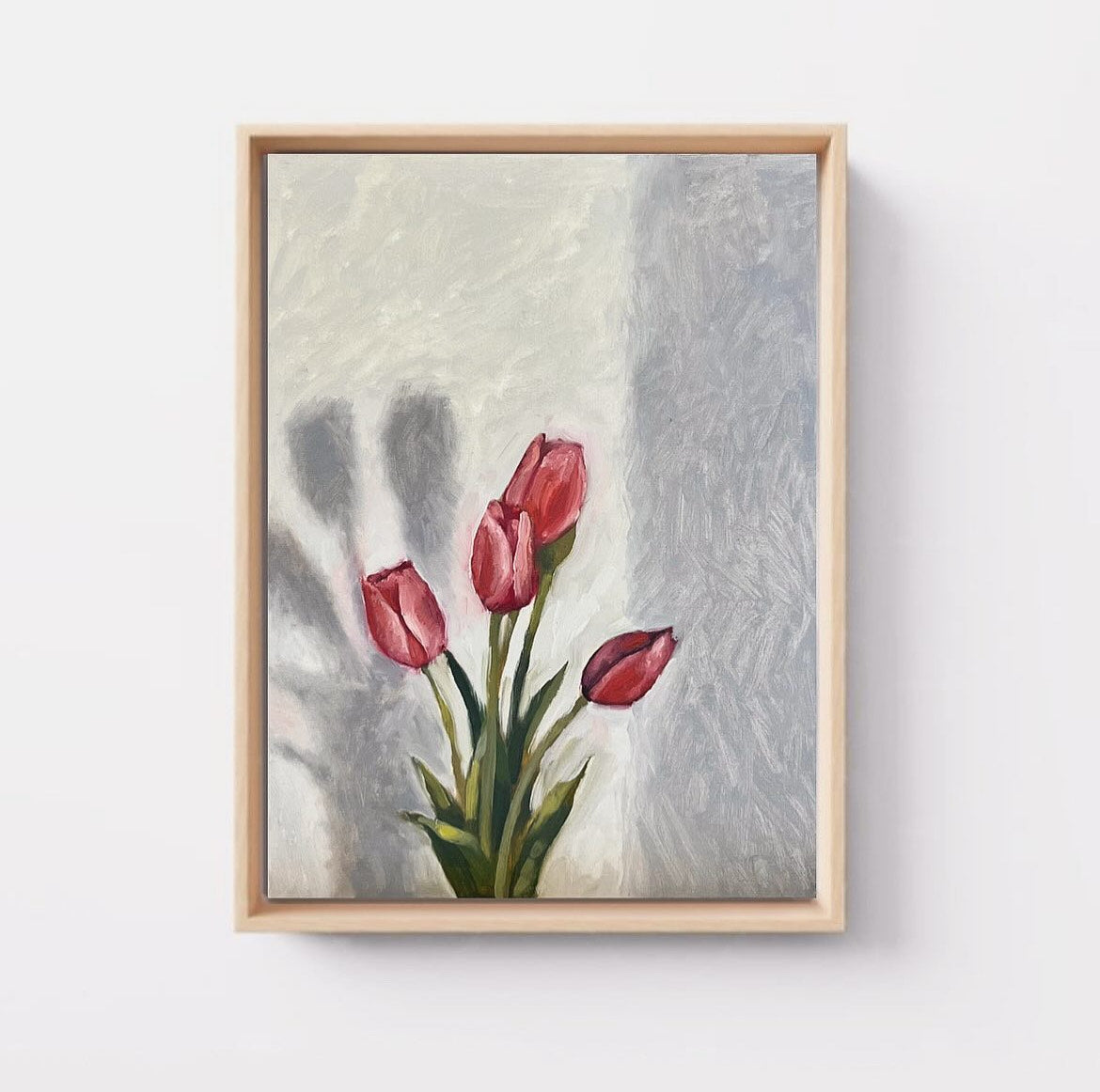 Thursday Morning Tulips | Original Oil Painting