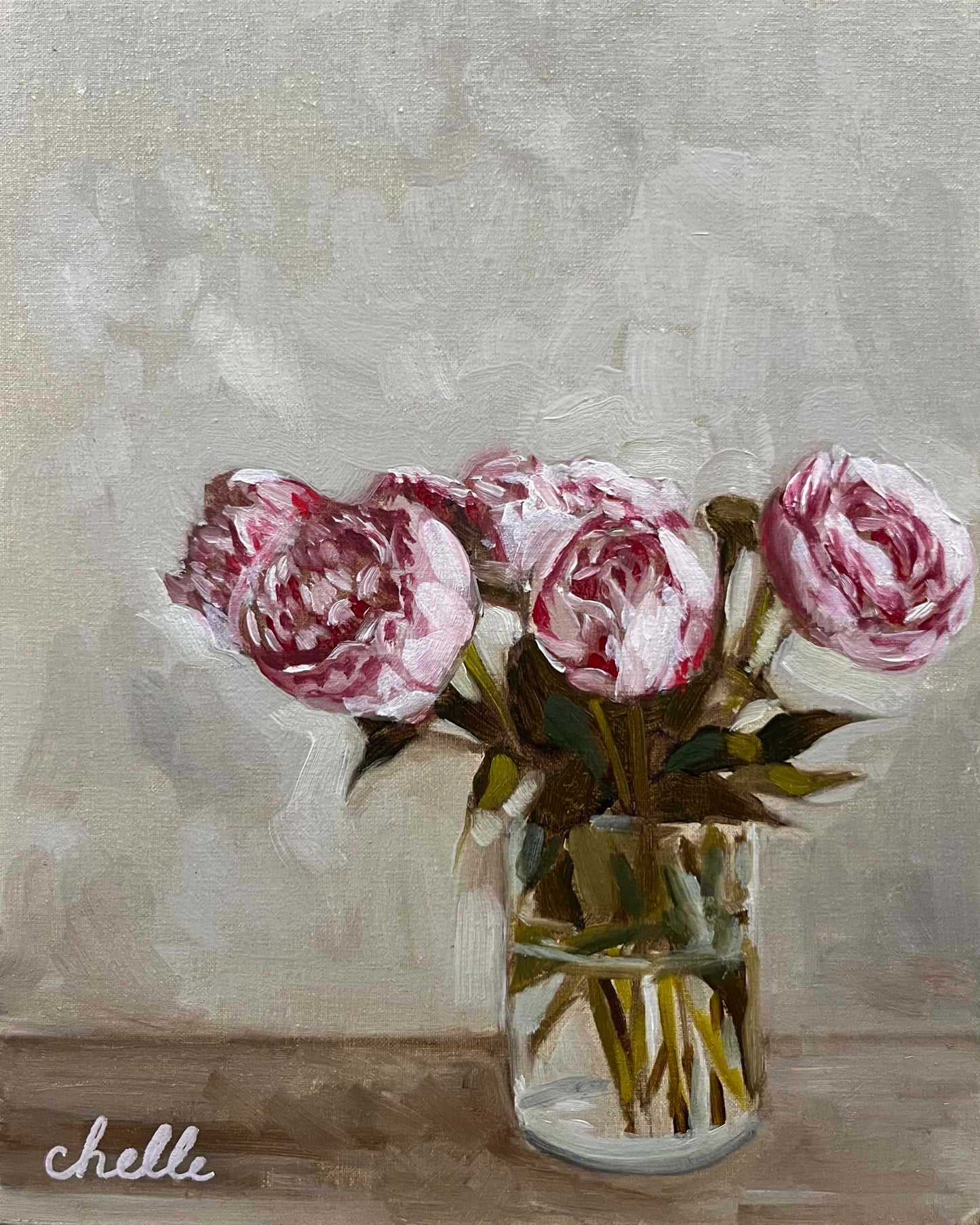 Peonies in Bloom | Original Oil Painting