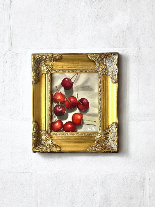 Cherries on a Tuesday | Original Oil Painting